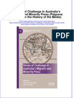 Ebook Voices of Challenge in Australias Migrant and Minority Press Palgrave Studies in The History of The Media Online PDF All Chapter