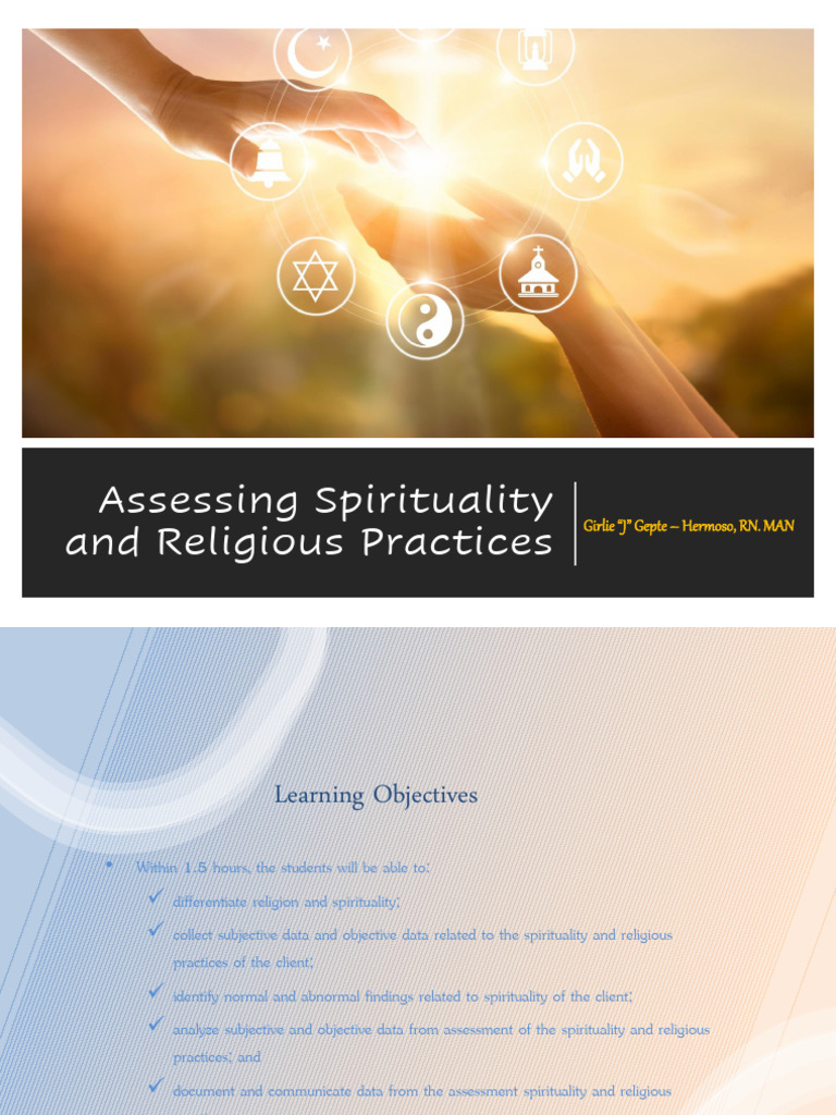 Spirituality and Health Assessment Guide | PDF | Spirituality | Nursing