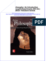 Full Ebook of Doing Philosophy An Introduction Through Thought Experiments 6Th Ed 6Th Edition Theodore Schick Online PDF All Chapter