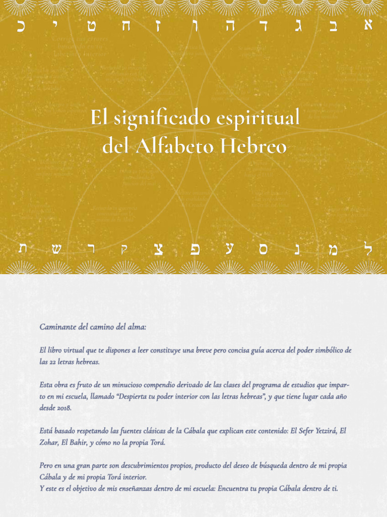 Las Letras Hebreas | PDF | Lenguas de Israel