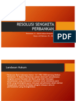 Pertemuan 13 Kuliah Hukum Perbankan - Resolusi Sengketa Perbankan