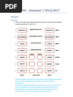 Tutorial 1 Answers