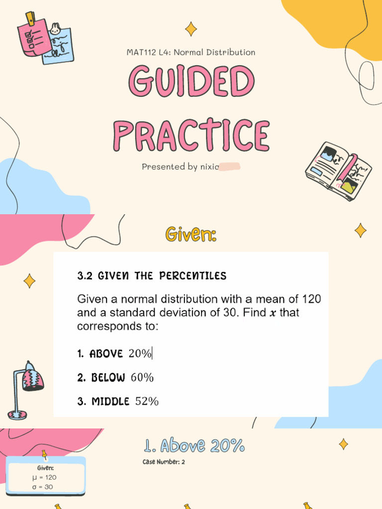 [Statistics&Probability] NORMAL DISTRIBUTION | PDF | Percentile ...