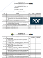 Ficha de Frequencia - Sala de Aula