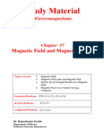 27 - Magnetic Field and Magnetic Forces