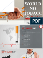 World NO Tobacc O: Free Template