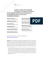 Recursos Fitogenéticos Nativos de La Región de La Mojana Una Poderosa Estrategia de Resiliencia de Los Pequeños Productores Para Mejorar La Productividad Ante Los Efectos de La Variabilidad Climática