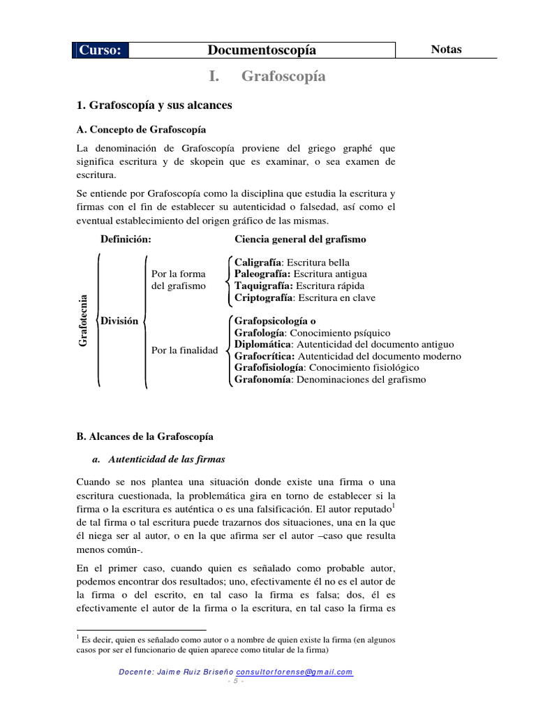 Introducción a la Grafoscopía | PDF | Papel | Tinta