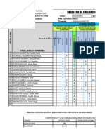 Registro de Evaluación Diagnóstica Inglés - 2022