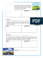 Problemas Matematicos 3° Básico