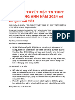 BỘ 50 ĐỀ TUYỆT MẬT TN THPT MÔN TIẾNG ANH NĂM 2024 có lời giải chi tiết