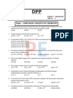 Mole Concept DPP 4