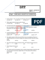 Mole Concept DPP 3