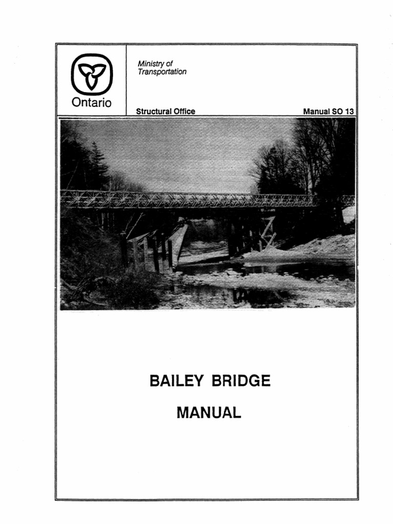 199009 Bailey Bridge Manual PDF