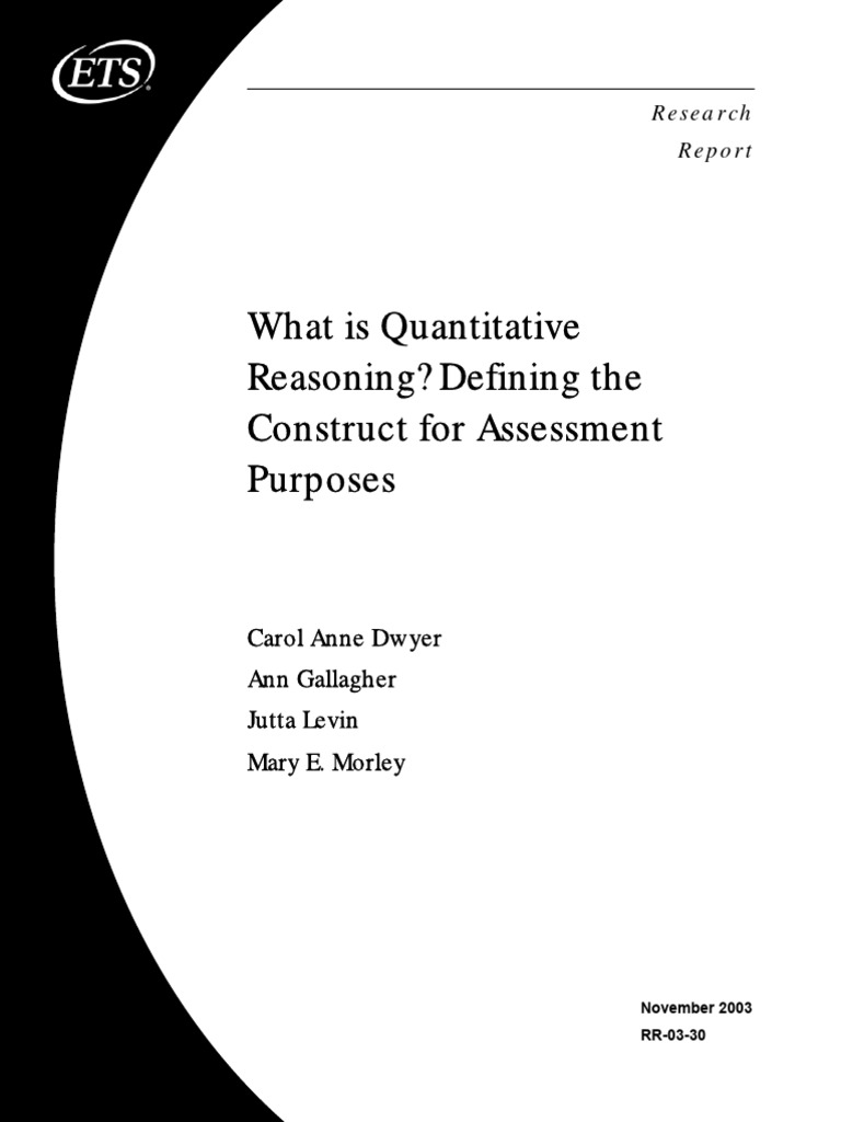 What Is Quantitative Reasoning Test