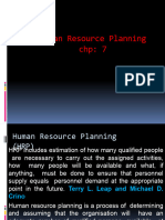 CHP 7 Human Resource Planning