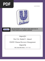 Download Recruitment  Selection of Unilever by Jubair Bin Kibria SN73541214 doc pdf