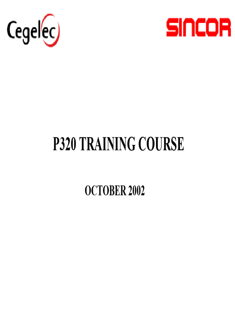 Sincor p320 Training October 2002 | PDF | Programmable Logic Controller ...