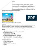 Projeto Dia Da Água para Educação Infantil