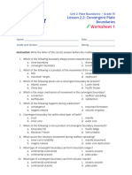 Science 10 2.2 Worksheet 1