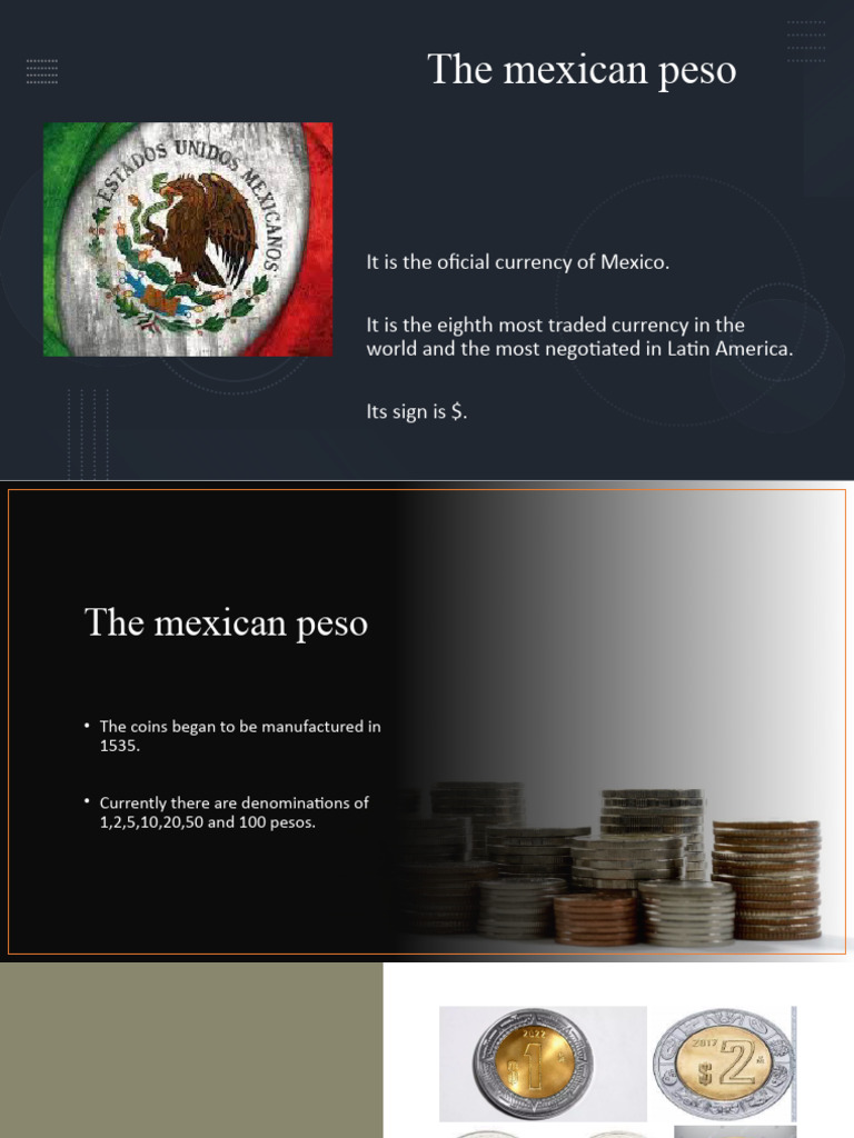 Overview of the Mexican Peso Currency | PDF