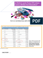 Penanganan Diabetes Pada Pasien DM Selama Menjalani Puasa Dibulan Suci Ramadhan