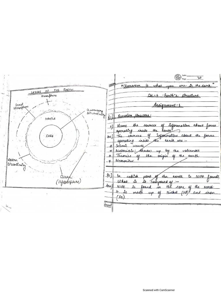 Earth S Structure Pdf