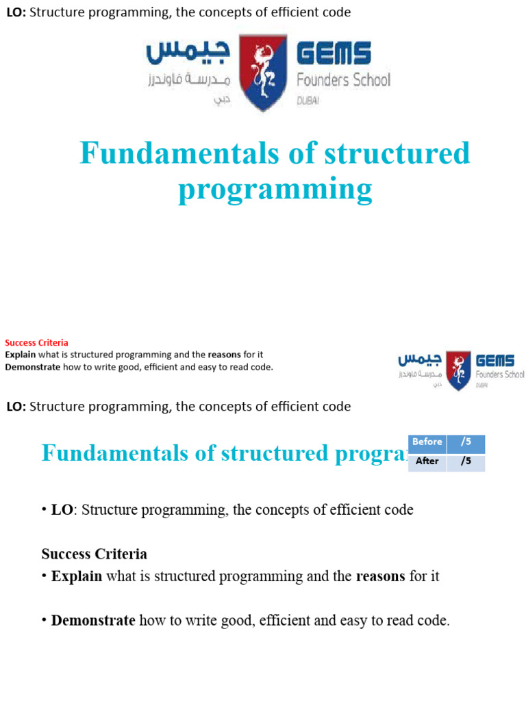 Fun of Structured Prog - 2021 | PDF | Computer Programming | Software ...
