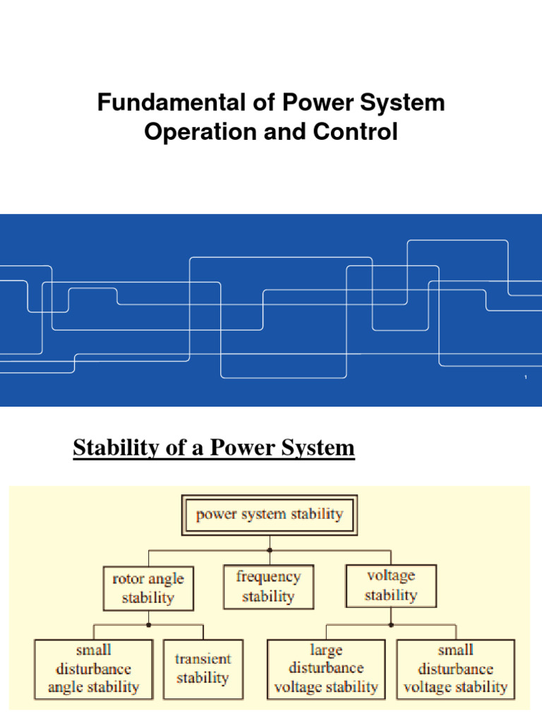 Fundamental of Power System Operation and Control | Download Free PDF ...