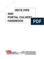 Concrete Pipe & Portal Culvert Handbook New