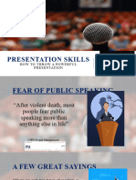 Presentation Skills (How To Throw A Powerful Presentation)