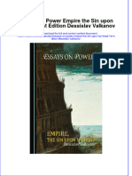 Full Ebook of Essays On Power Empire The Sin Upon My Head 1St Edition Dessislav Valkanov Online PDF All Chapter