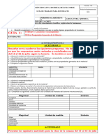 Guia de Actividades Quimica 6C