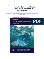 Full Ebook of Environmental Science A Global Concern 16E Ise William P Cunningham Online PDF All Chapter