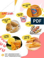 Menu Spesial Poster Makanan