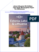 Download full ebook of Estonia Latvia Lithuania 9Th Edition Anna Kaminski Hugh Mcnaughtan Ryan Ver Berkmoes online pdf all chapter docx 