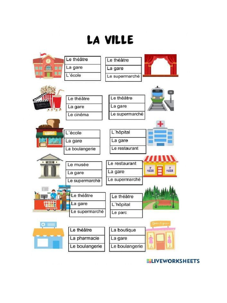 Lieux de La Ville - Ex | PDF