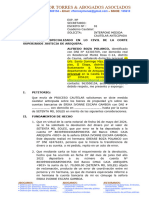 Escrito Solicitando Medida Cautelar Anticipada