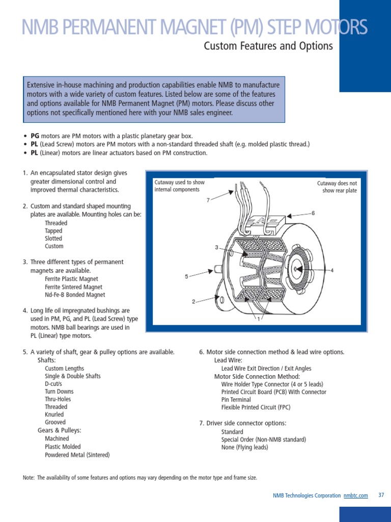 Motor | PDF | Inductor | Magnet
