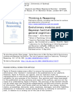 Lesage (2013) - Evolutionary Modules and Bayesian Facilitation