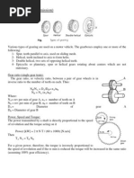 The Gearbox (Transmission) : B A A B A B B A A B