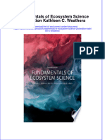 Full Ebook of Fundamentals of Ecosystem Science 2Nd Edition Kathleen C Weathers Online PDF All Chapter