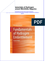 Download full ebook of Fundamentals Of Hydrogen Embrittlement Michihiko Nagumo online pdf all chapter docx 
