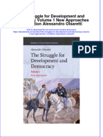 The Struggle For Development and Democracy Volume 1 New Approaches 1St Edition Alessandro Olsaretti Online Ebook Texxtbook Full Chapter PDF