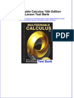 Full Multivariable Calculus 10Th Edition Larson Test Bank Online PDF All Chapter