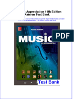 Full Music An Appreciation 11Th Edition Kamien Test Bank Online PDF All Chapter