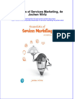 Full Ebook of Essentials of Services Marketing 4E Jochen Wirtz Online PDF All Chapter