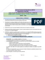 BTS MCO 2024 - Guide D'elaboration Dossier Professionnel ADOC - E42