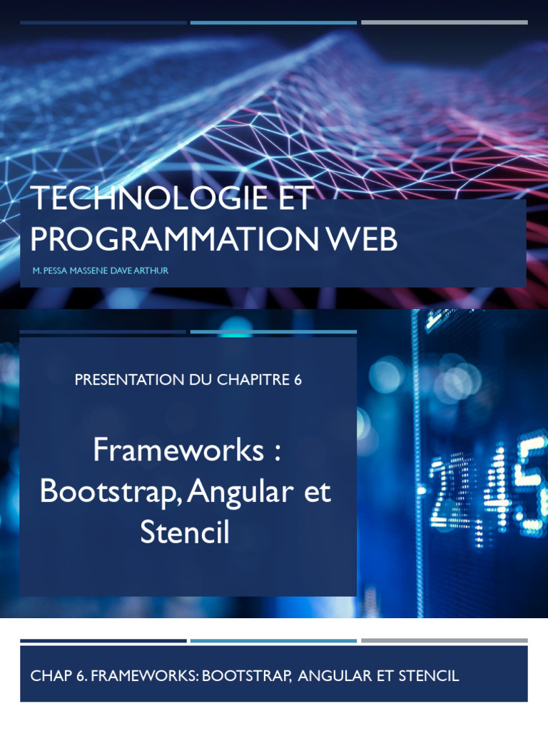 Frameworks Web : Bootstrap, Angular, Stencil | PDF | Bootstrap (Front ...
