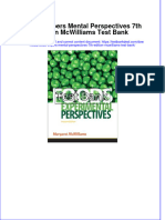 Full Foods Expers Mental Perspectives 7Th Edition Mcwilliams Test Bank Online PDF All Chapter